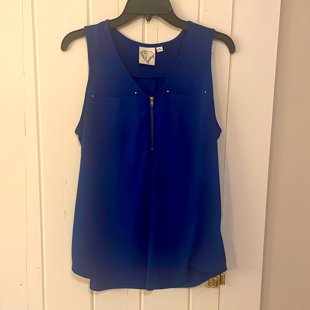 Jaretchung Blue Tank Top Shirt
